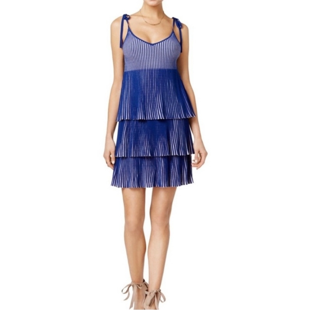 NWT- Guess Blue Layered Mini Dress